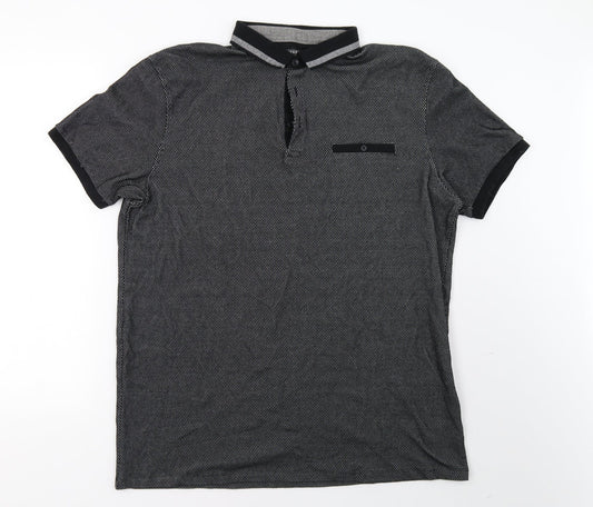 Primark Mens Grey    Button-Up Size XL