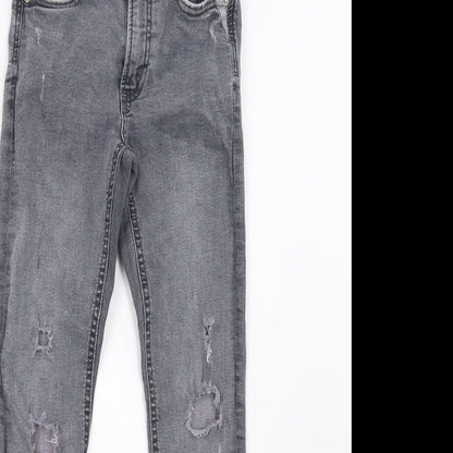 Zara Girls Grey  Denim Skinny Jeans Size 9 Months