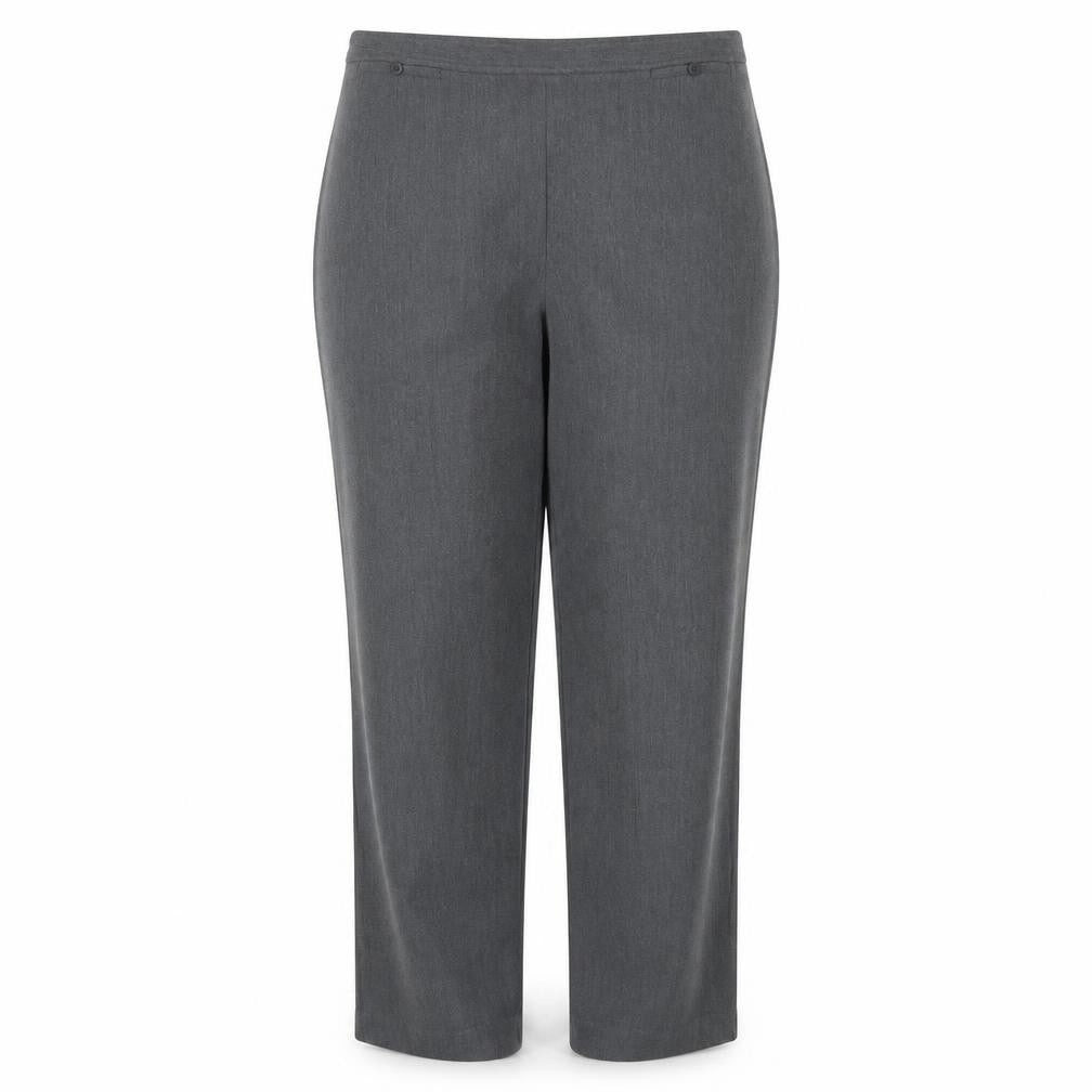 Bonmarché Womens Grey Trousers Size 18 L28 in