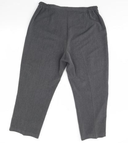BM Womens Grey   Trousers  Size 18 L28 in