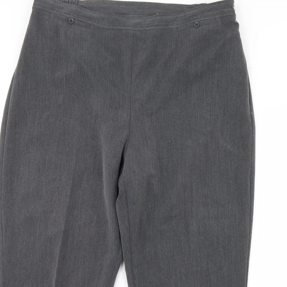 BM Womens Grey   Trousers  Size 18 L28 in
