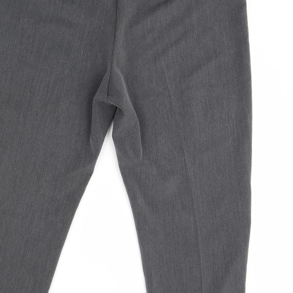 BM Womens Grey   Trousers  Size 18 L28 in