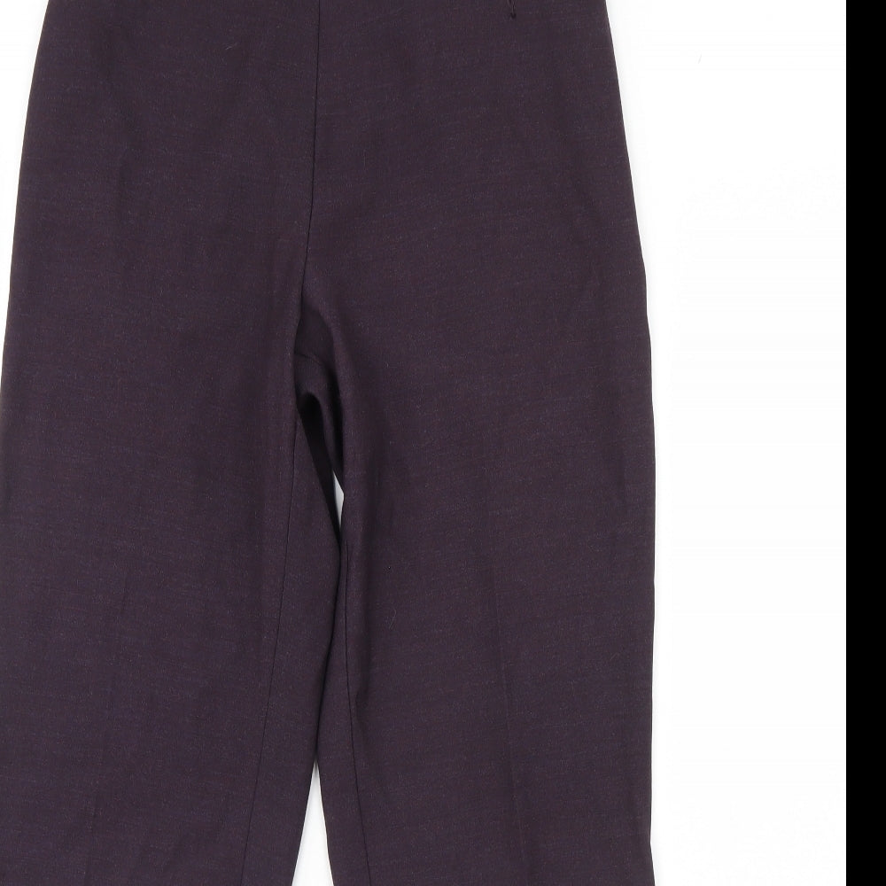 Womens UK Size 12 m&s Regular Fit  Purple Trousers