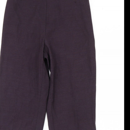 Womens UK Size 12 m&s Regular Fit  Purple Trousers