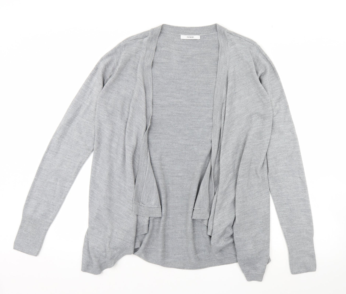 George Womens Grey   Cardigan Jumper Size 14