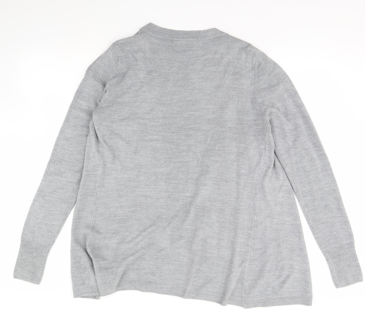 George Womens Grey   Cardigan Jumper Size 14