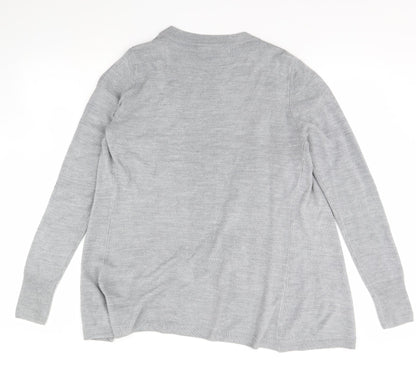 George Womens Grey   Cardigan Jumper Size 14