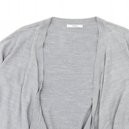 George Womens Grey   Cardigan Jumper Size 14