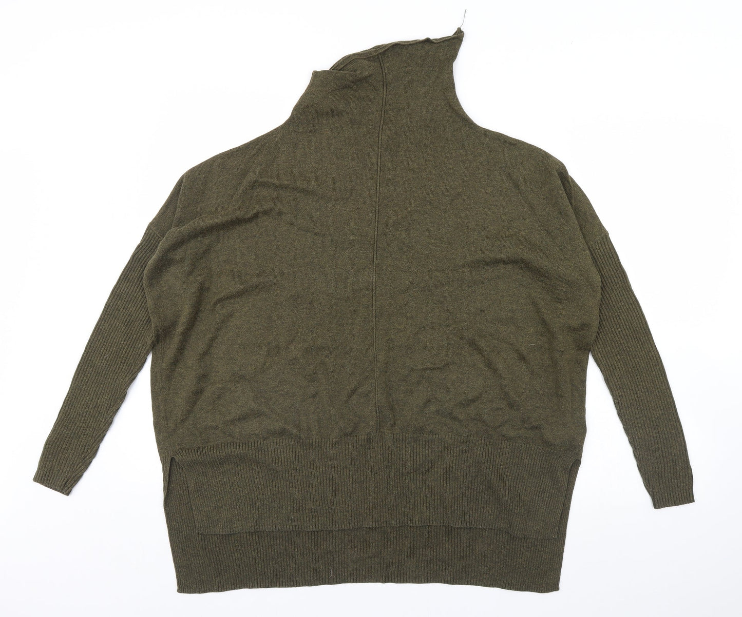 Womens UK Size M New Look Green Pullover Jumper