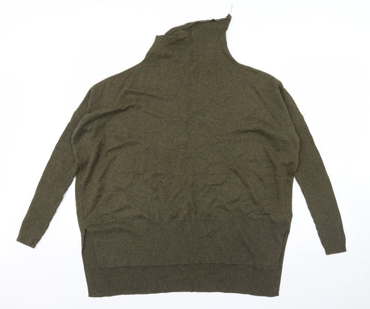 Womens UK Size M New Look Green Pullover Jumper