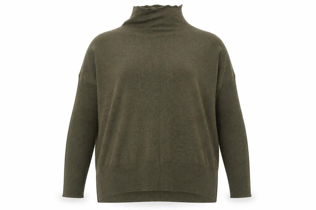 Womens UK Size M New Look Green Pullover Jumper
