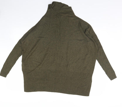 Womens UK Size M New Look Green Pullover Jumper