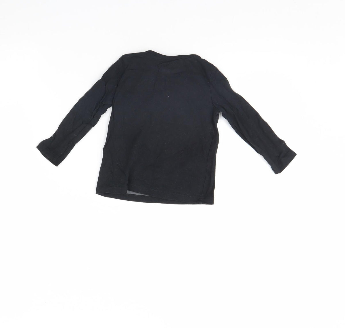 F&F Baby Black   Basic T-Shirt Size 9-12 Months  - Dinosaur