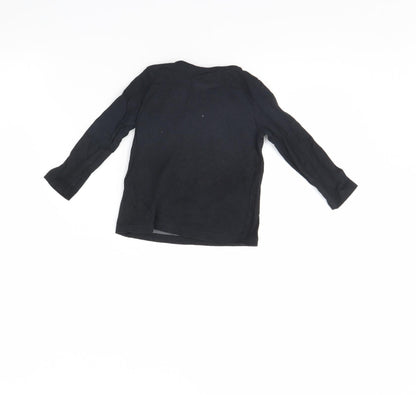 F&F Baby Black   Basic T-Shirt Size 9-12 Months  - Dinosaur