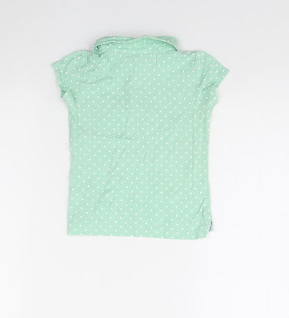 NEXT Girls Green Polka Dot  Basic Polo Size 18-24 Months