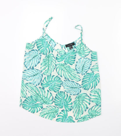 Womens UK Size 10 Atmosphere Green Basic Tank