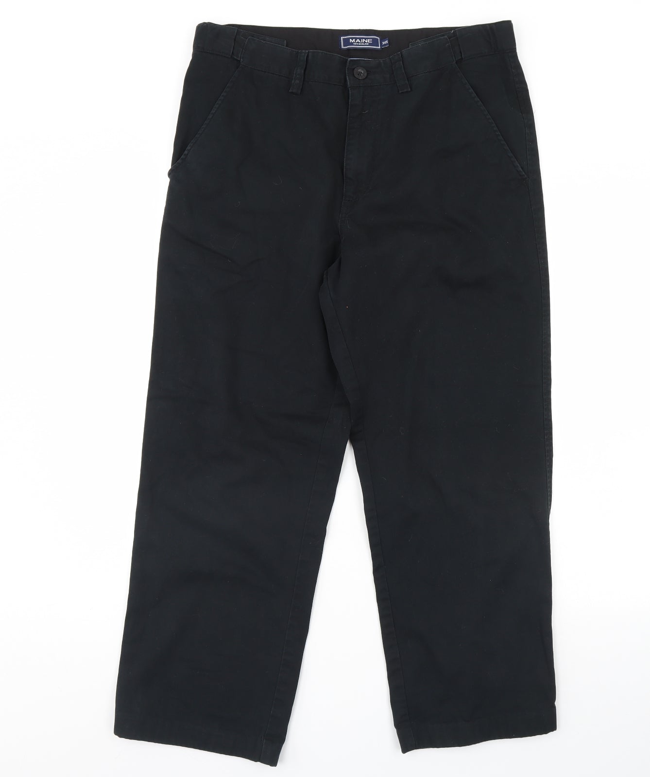 Womens UK Size 34 Maine Regular Fit  Black Trousers