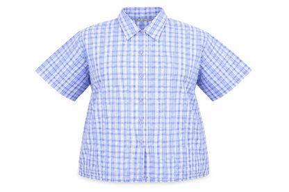 Womens UK Size 16 the pearl collection Blue Basic Button-Up