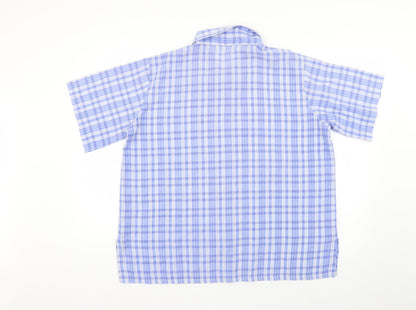 Womens UK Size 16 the pearl collection Blue Basic Button-Up