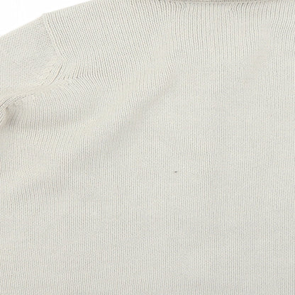 Womens UK Size L BM Beige Cardigan Jumper