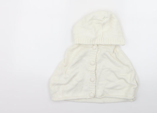George Girls White   Pullover Hoodie Size 2-3 Years