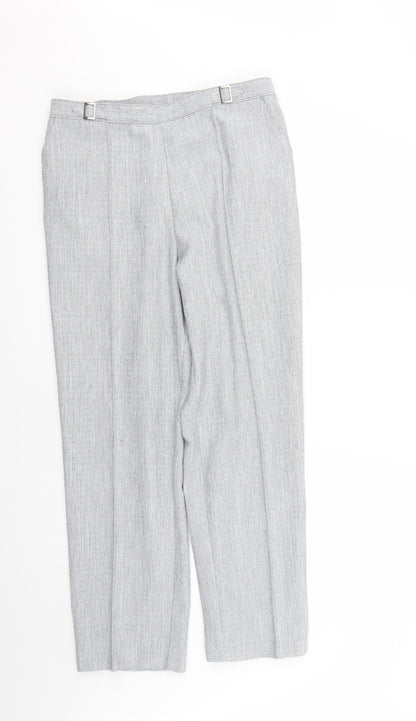 Womens UK Size 14 Marks and Spencer Regular Fit  Grey Trousers
