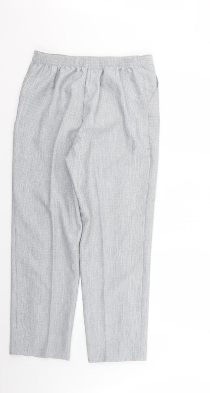 Womens UK Size 14 Marks and Spencer Regular Fit  Grey Trousers
