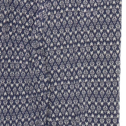 tnext Womens Blue Floral  Trousers  Size 10 L24 in