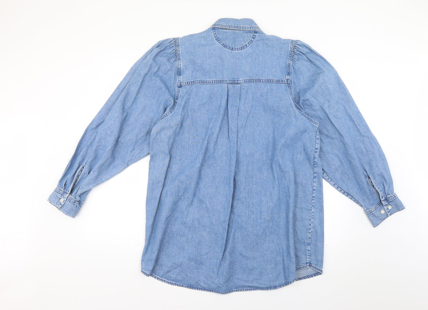 Womens Blue   Shirt Dress  Size M