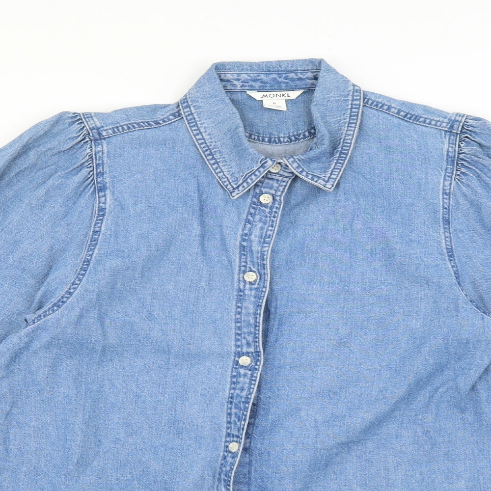 Womens Blue   Shirt Dress  Size M