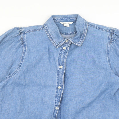 Womens Blue   Shirt Dress  Size M