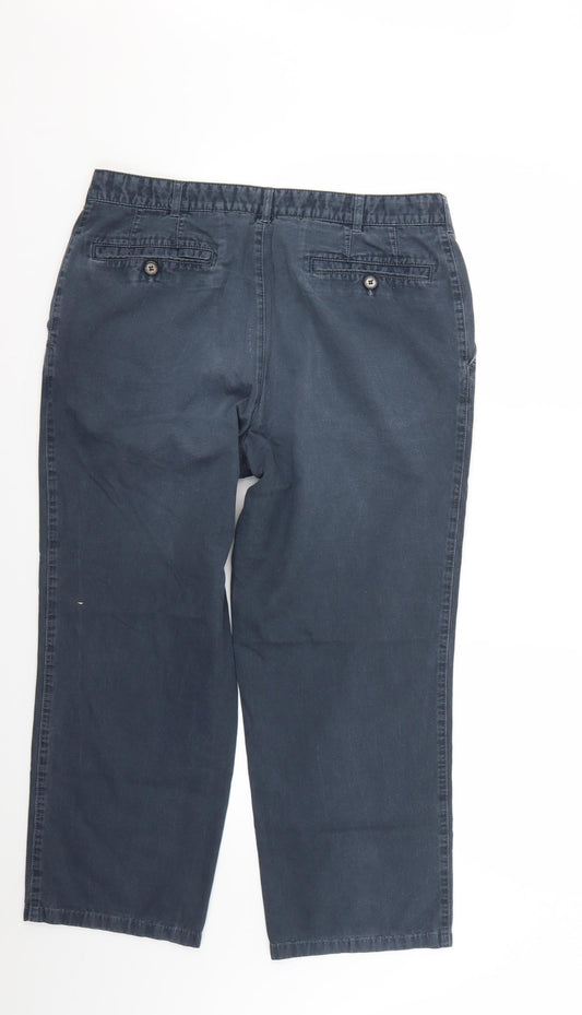 Meyer Mens Blue   Trousers  Size 32 L24 in