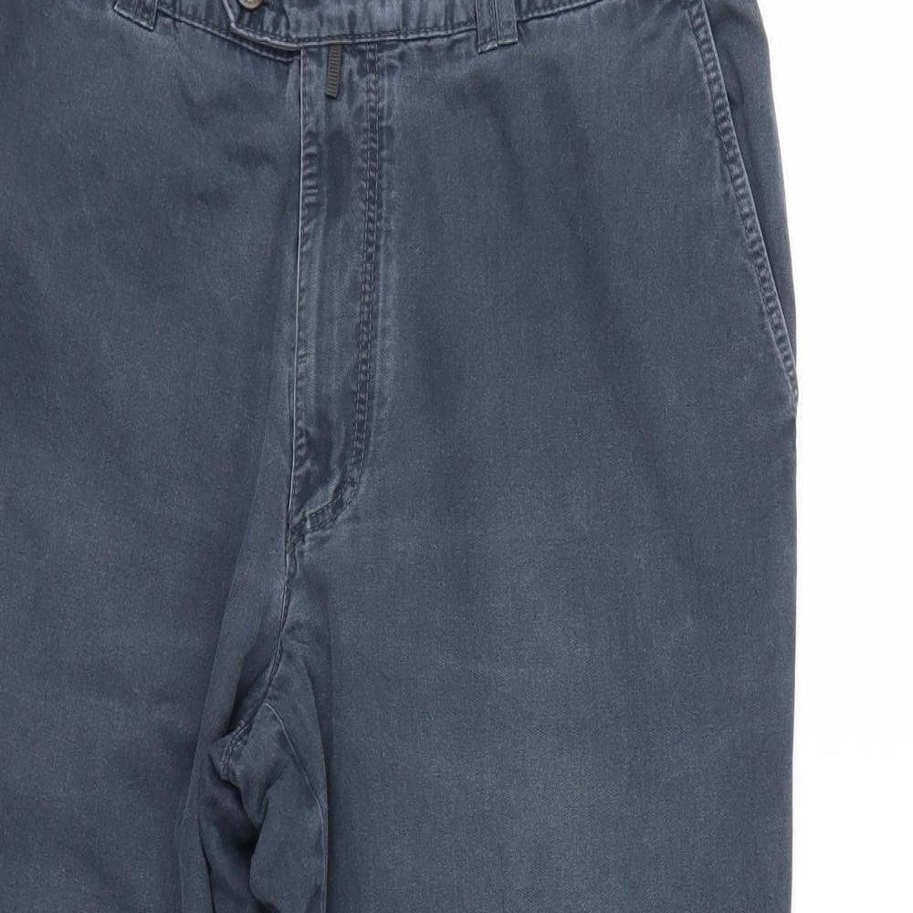 Meyer Mens Blue   Trousers  Size 32 L24 in