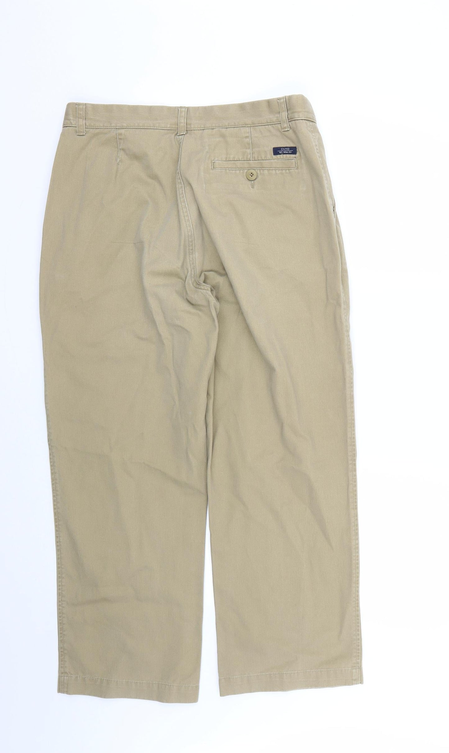 Marks and Spencer Mens Beige   Trousers  Size 34 L26 in
