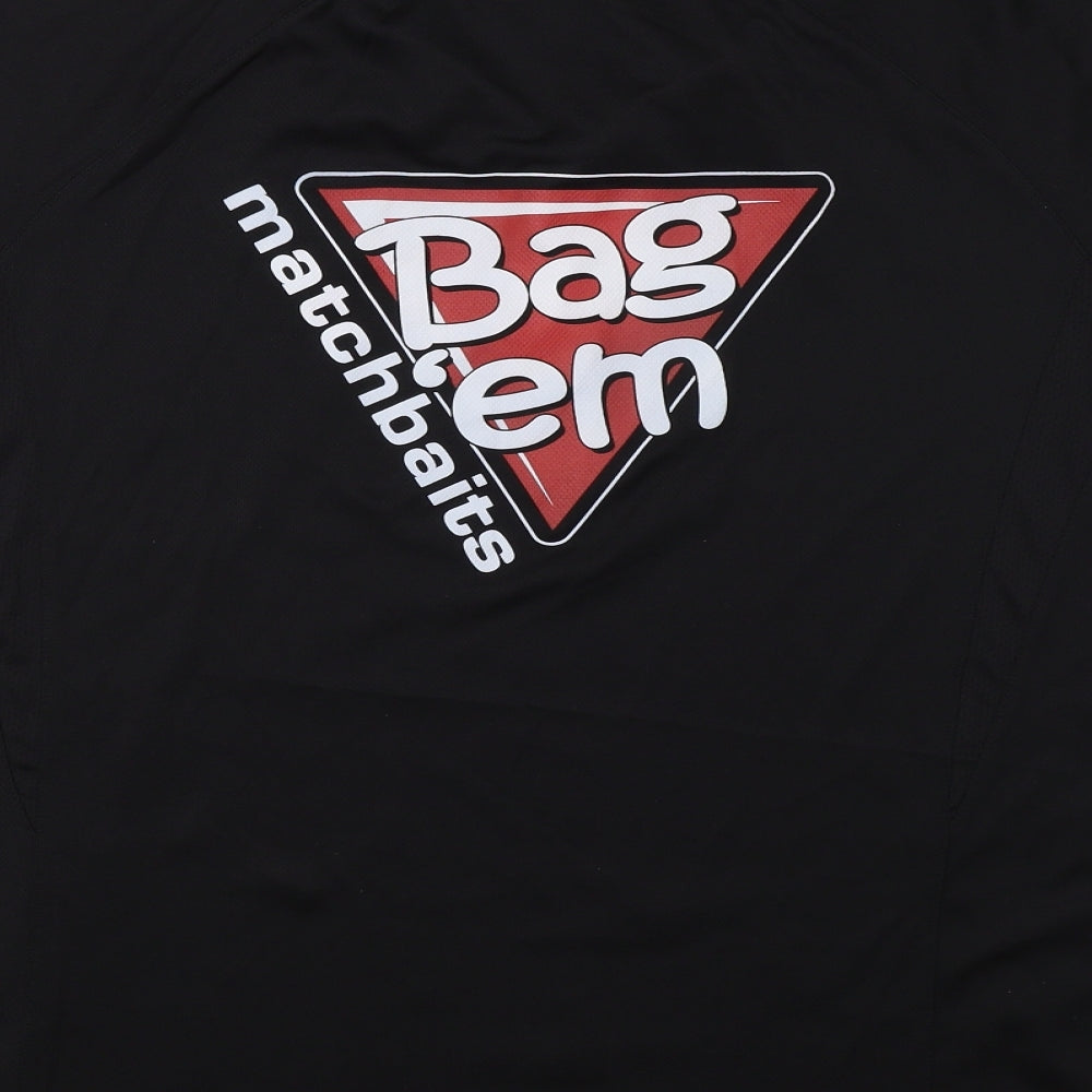 SPIRO Mens Black    Polo Size XL