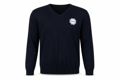 Mens UK Size S Russell Collection Blue Pullover Jumper