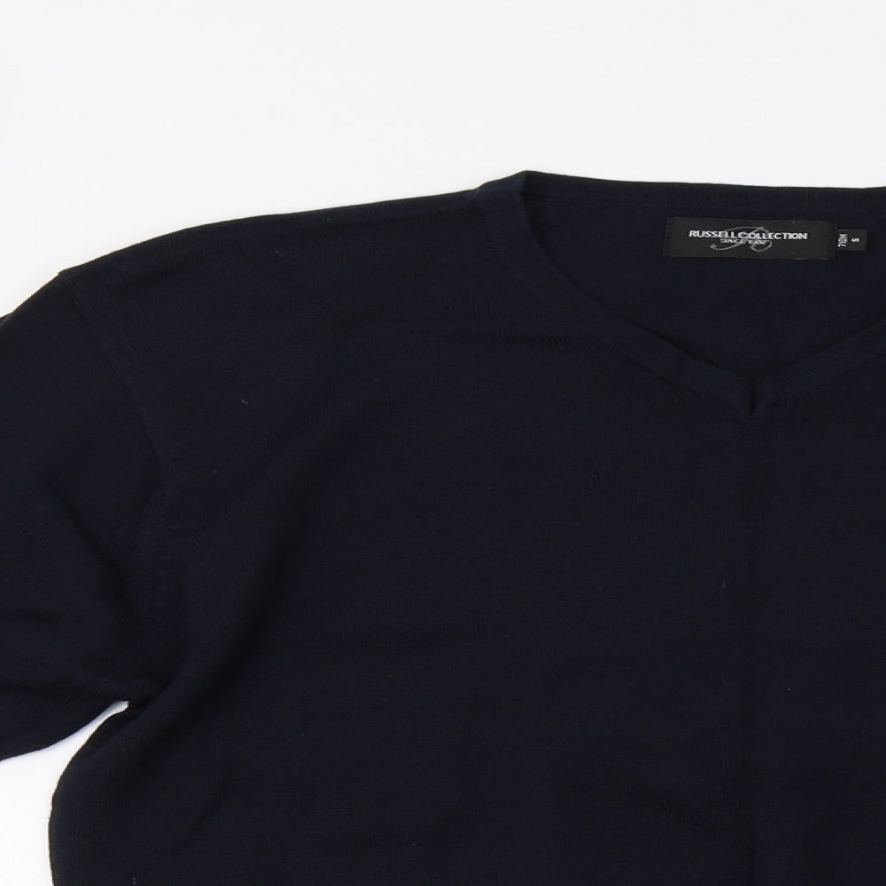 Russell Collection Mens Blue   Pullover Jumper Size S
