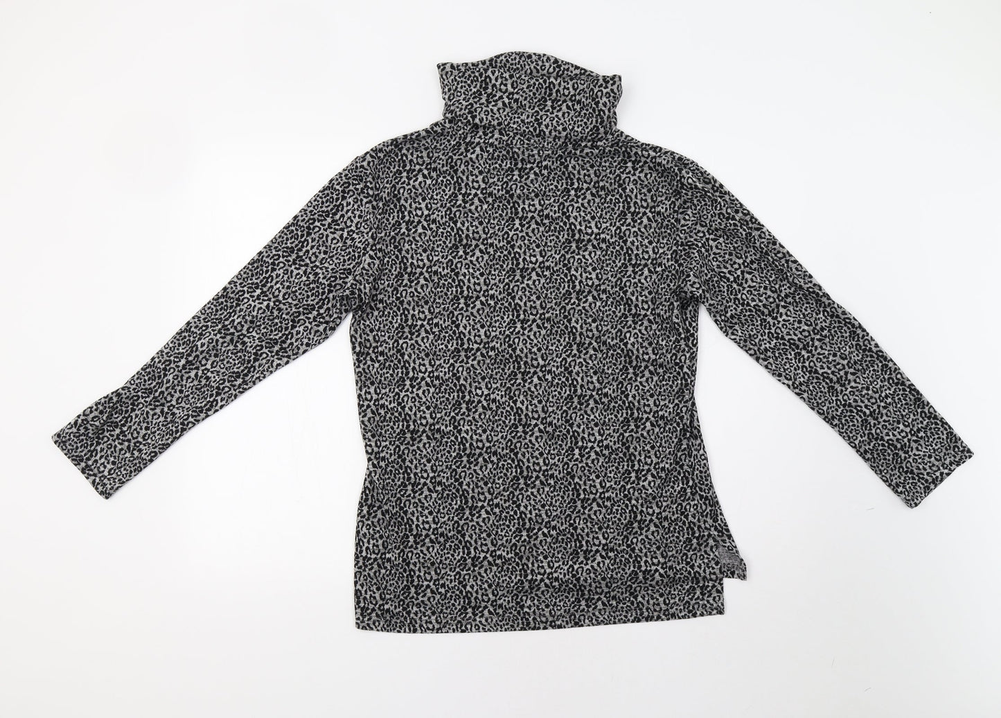 Primark Womens Grey Animal Print  Pullover Hoodie Size S