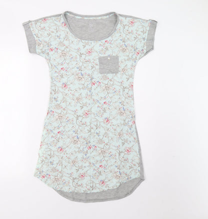 Primark Womens Grey Floral  Tunic Polo Size 6