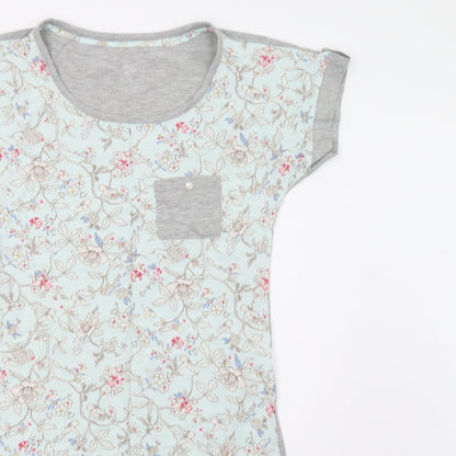 Primark Womens Grey Floral  Tunic Polo Size 6