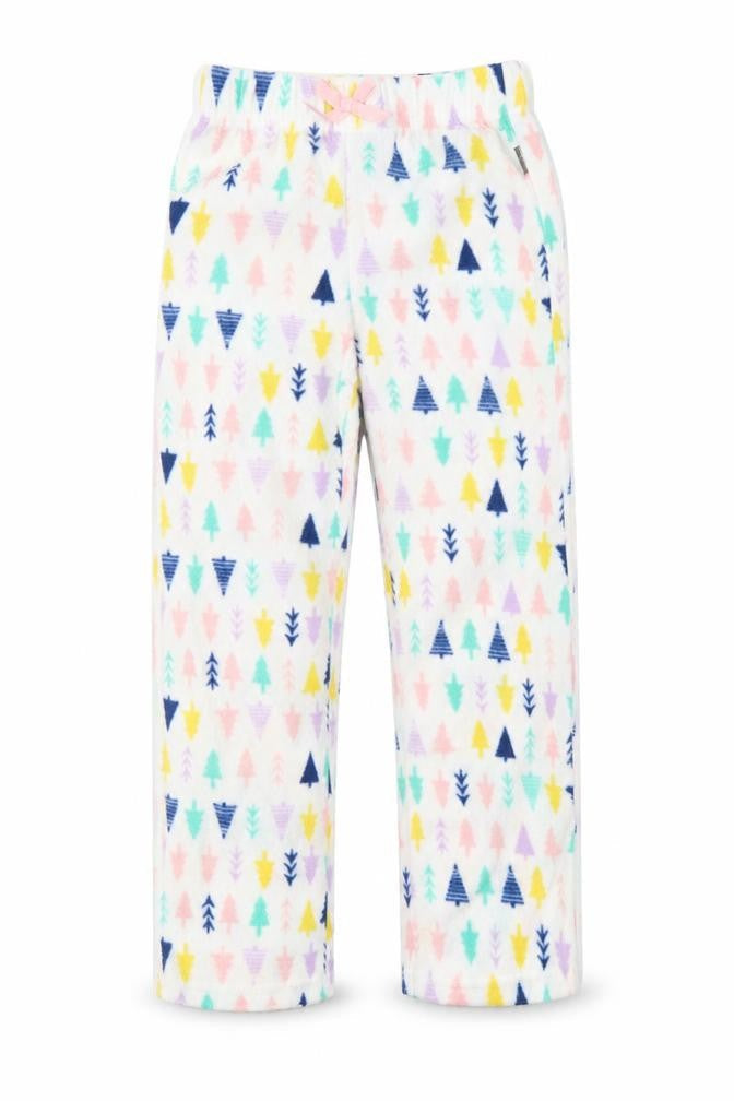 Eddie Bauer Girls White    Pyjama Pants Size 7-8 Years  - Christmas Tree Print