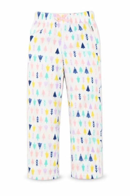 Eddie Bauer Girls White    Pyjama Pants Size 7-8 Years  - Christmas Tree Print
