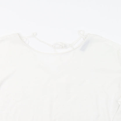 Womens UK Size 14 M&S White Basic Blouse