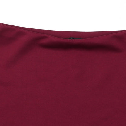 Missguided Womens Brown   A-Line Skirt Size 8