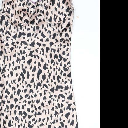 Motel Womens Beige Animal Print  Bodycon  Size XS