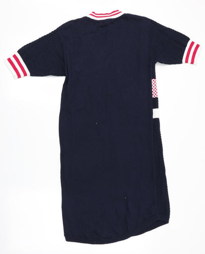 Joe Fresh Womens Blue Striped  Jumper Dress  Size XS