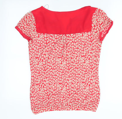Womens UK Size 6 NEXT Orange Tunic T-Shirt