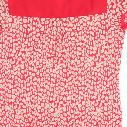 Womens UK Size 6 NEXT Orange Tunic T-Shirt