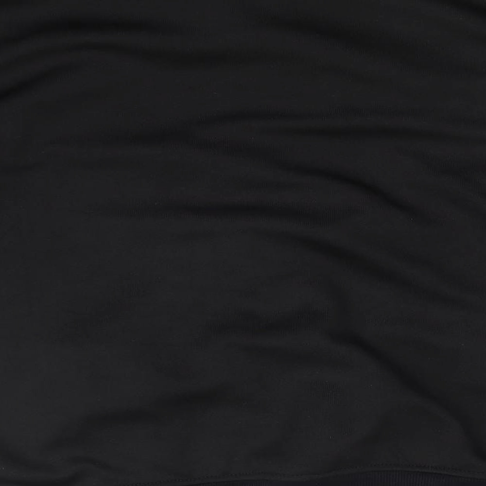 Mens UK Size  Preworn Black Biker Coat