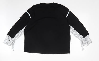 AI XUE Womens Black   Pullover Jumper